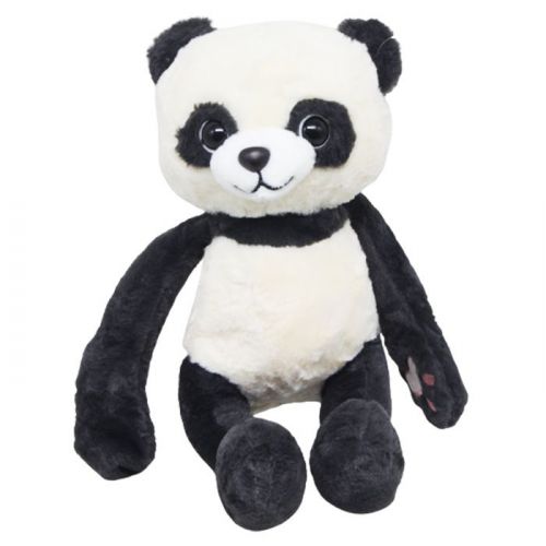 Мʼяка іграшка "Панда" (45 см) Текстиль Чорно-білий (227329)