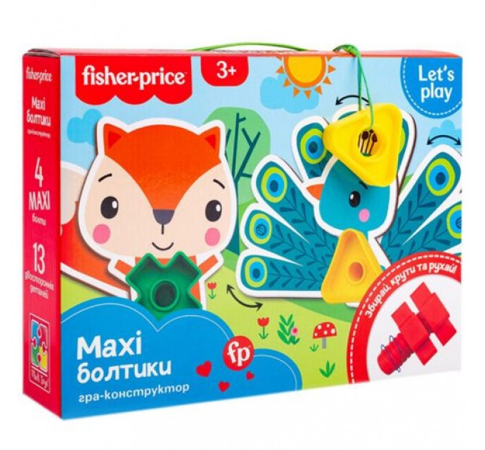 Гра-конструктор "Fisher-Price. Maxi-болтики" VT2905-23 (укр) (227504)