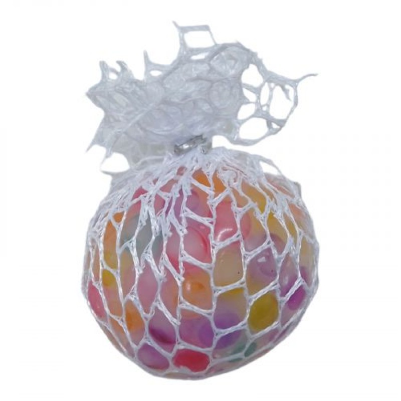 Іграшка-антистрес "Mesh Squish Ball", 6 см Комбінований Рожевий (236337)