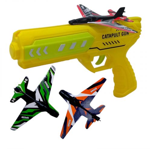 Пістолет-катапульта "Air Battle" (жовтий) Комбінований Різнобарв'я (236855)