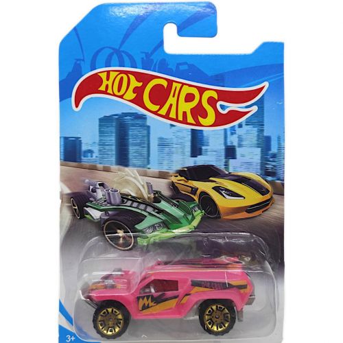 Машинка пластикова "Hot CARS" (рожевий) Метал пластик Рожевий (237166)