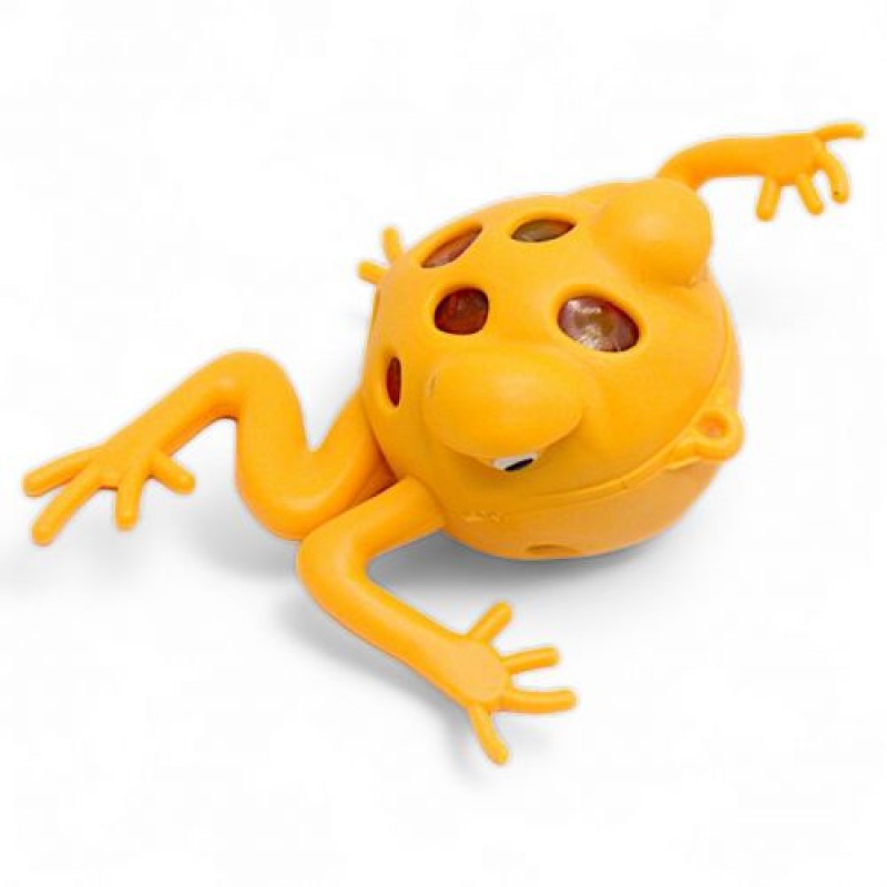 Іграшка-антистрес з орбізами "Жабка", помаранчева Комбінований Помаранчевий (239631)