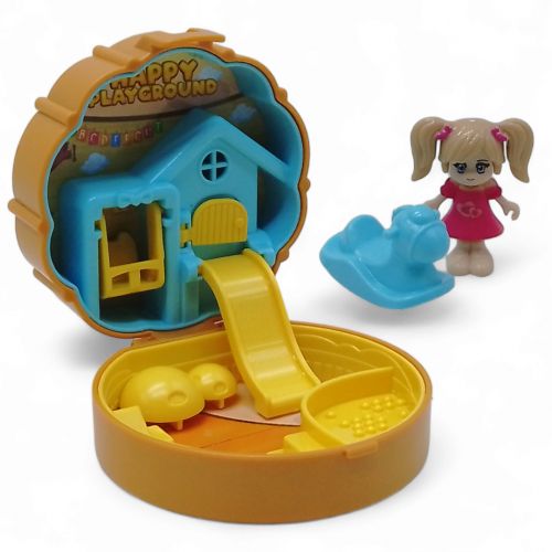 Ігровий набір "Mini World Suitcase: Дитячий майданчик" вид 2 Пластик Різнобарв'я (240564)
