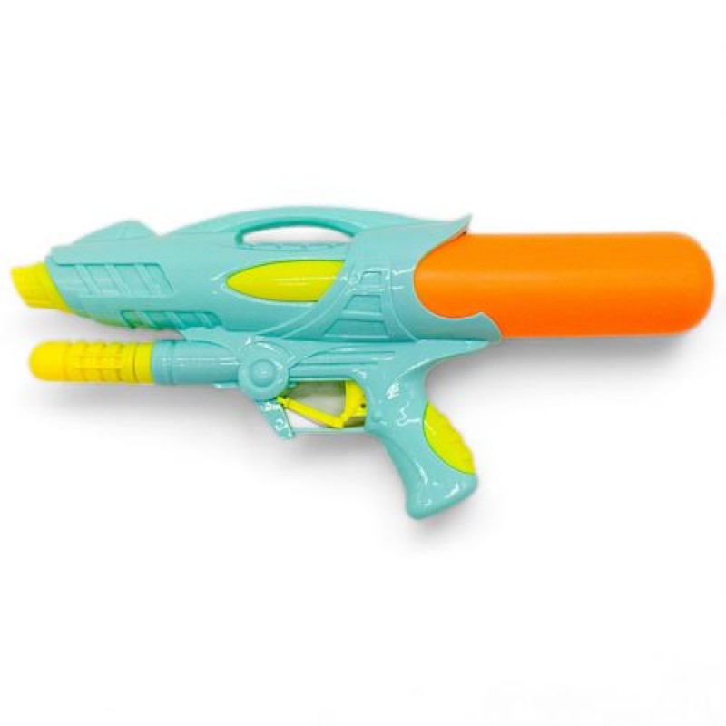 Водний пістолет з накачуванням (33 см.), бірюзовий Пластик Різнобарв'я (240805)
