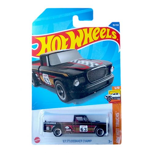 Машинка металева Hot wheels 63 studebaker champ (242764)