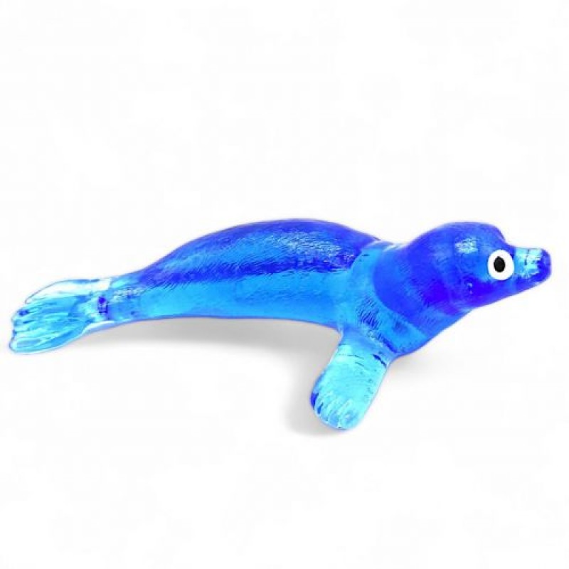 Тюлень-липучка (лизун), 15 см., синій Комбінований Синій (243424)