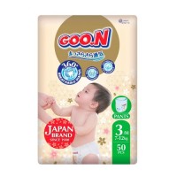 Трусики-підгузки Goo.N Premium Soft (розмір 3(M), 7-12 кг, 50 шт) Комбінований Різнобарв'я (248924)