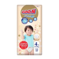 Підгузки Goo.N Premium Soft для дітей (розмір 4(L), 9-14 кг, 52 шт.) Комбінований Різнобарв'я (249221)