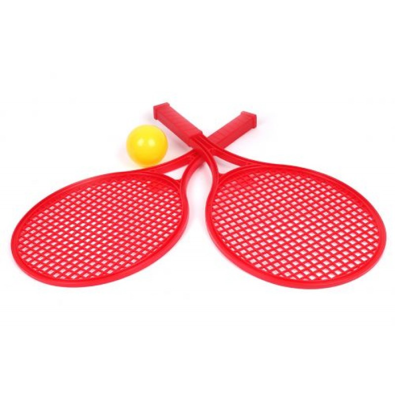 Дитячий набір для гри в теніс ТехноК (червоний) Пластик Червоний (37110)