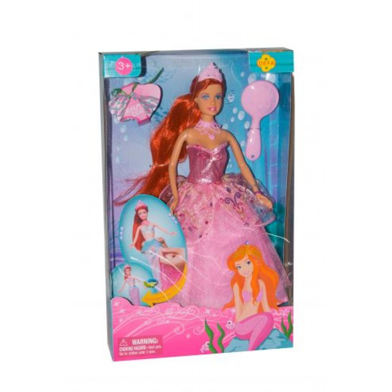 Кукла "Defa: принцесса русалка" (в розовом)