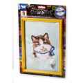 Вышивка крестиком на канве "Cross Stitch: Кошка" VKB-01-02