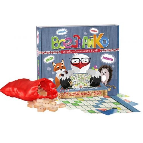 Настольная игра "Всезнайка" (укр) 802