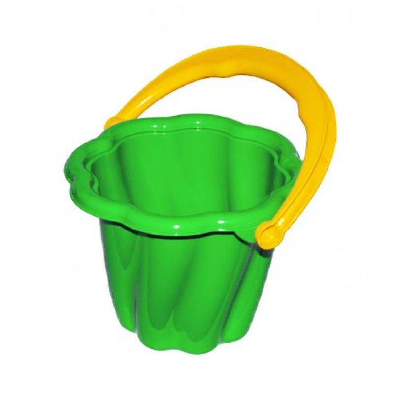 Відро "Ромашка" (зелене) Пластик Зелений (50005)