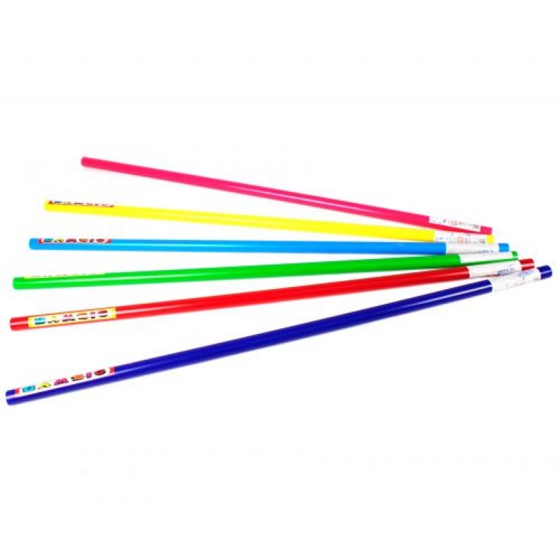 Гімнастична палиця №3 (120 см) Пластик Різнобарв'я (52501)