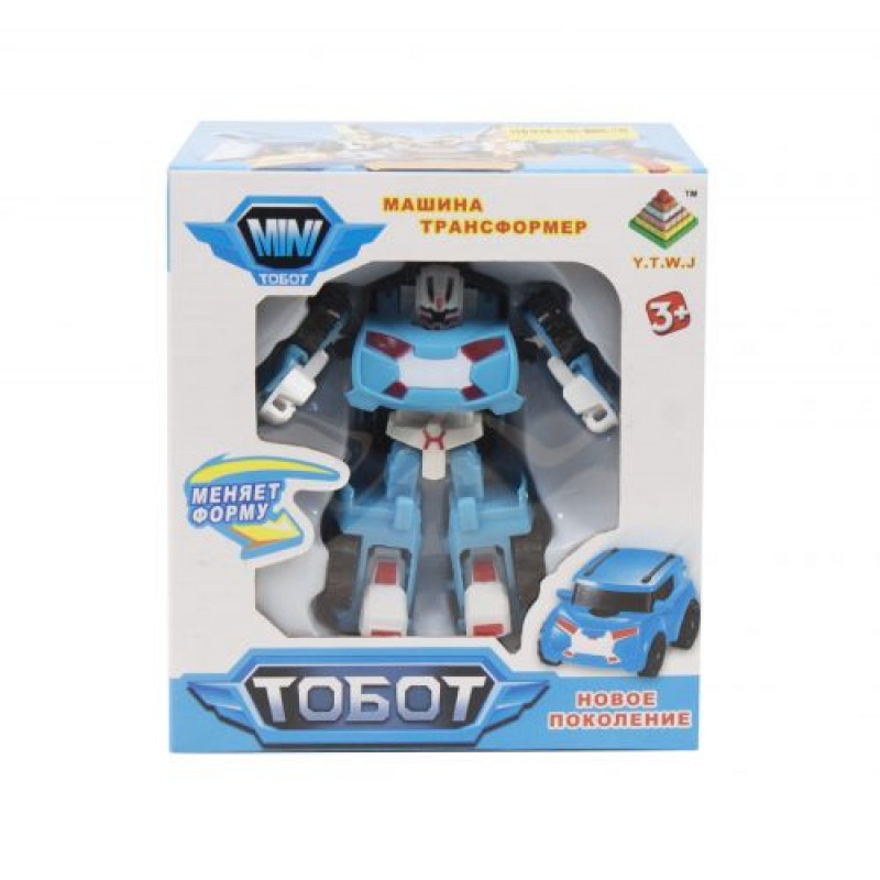 Трансформер "Tobot X", мини (голубой)