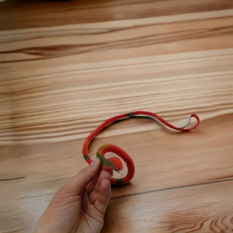Іграшка-тягучка "Змія" мікс (90 см), 10 шт Резина Різнобарв'я (210589)