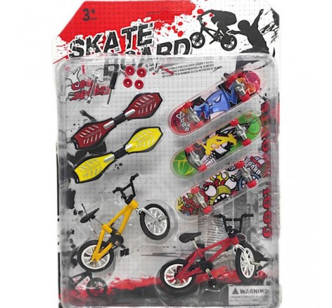 Ігровий набір "Fingerboard Skate + BMX" (7 елем) (237729)