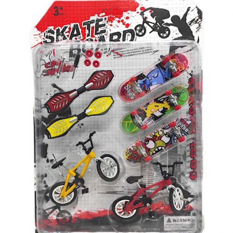Ігровий набір "Fingerboard Skate + BMX" (7 елем) (237729)