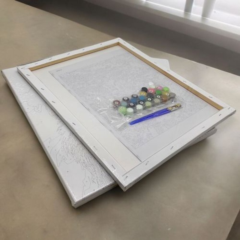 Картина по номерах "Біля моря" 40х50 см Комбінований Різнобарв'я (240423)