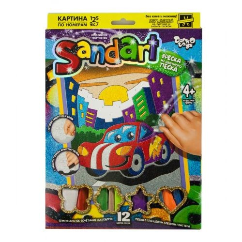 Набор для творчества "Sandart" Машина SA-01-01 SA-01-01,02,0