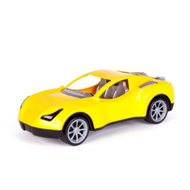 Машинка пластикова "Спорткар" (жовта) Пластик Жовтий (105176)