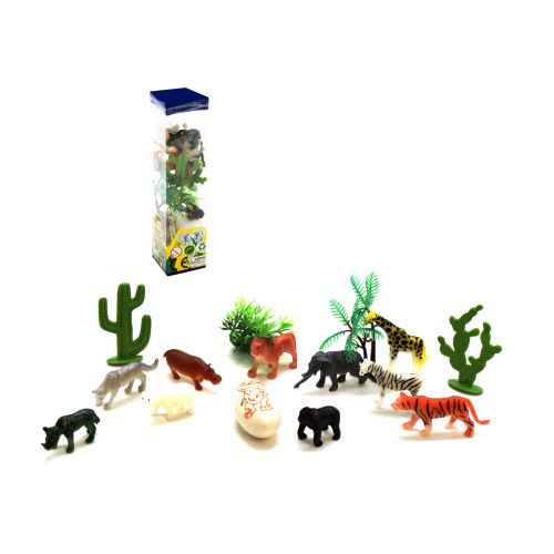 Набір фігурок "Дікі тварини" Гума пластик Різнобарв'я (106326)