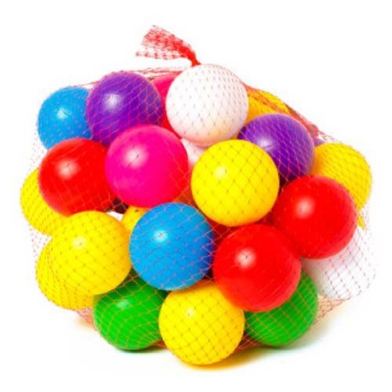 Кульки малі 40 шт Пластик (11064)