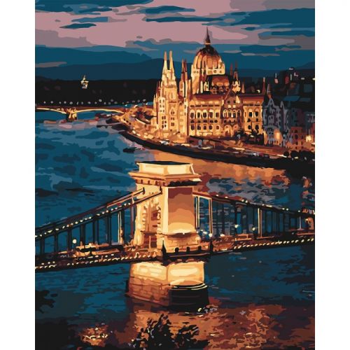 Картина по номерам "Волшебный Будапешт" ★★★★ КНО3557