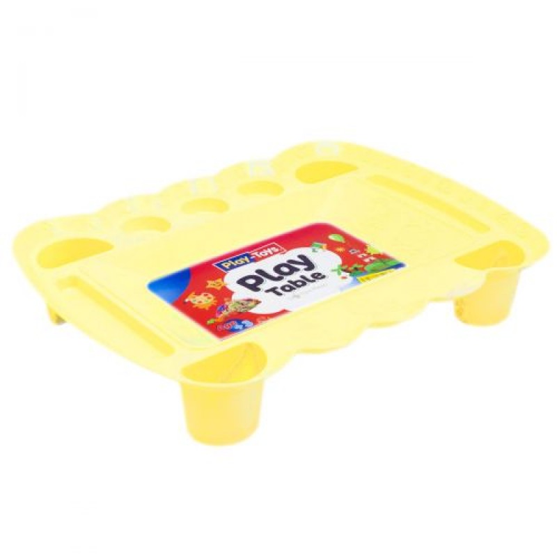 Игровой столик для песка и пластилина (желтый) PT 4164