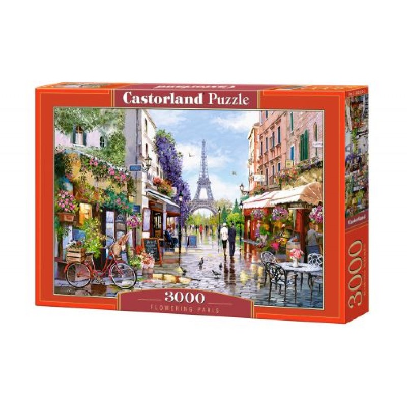 Пазли "Прекрасний Париж", 3000 елементів Комбінований Різнобарв'я (119838)
