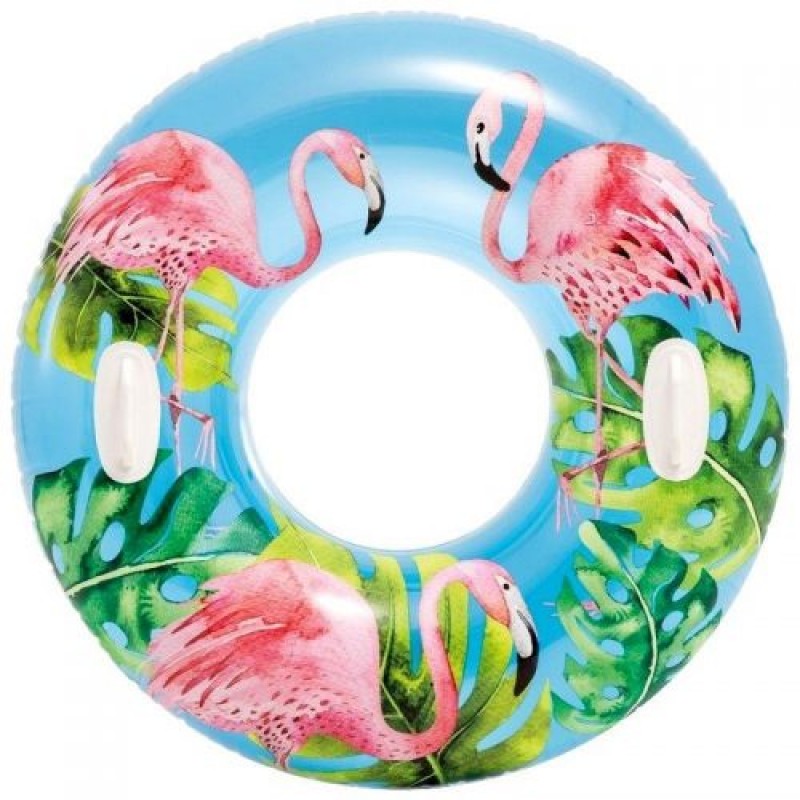 Надувной круг Цветочный, Фламинго 58263