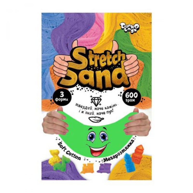 Креативна творчість Stretch Sand зелений Комбінований Різнобарвний (132218)
