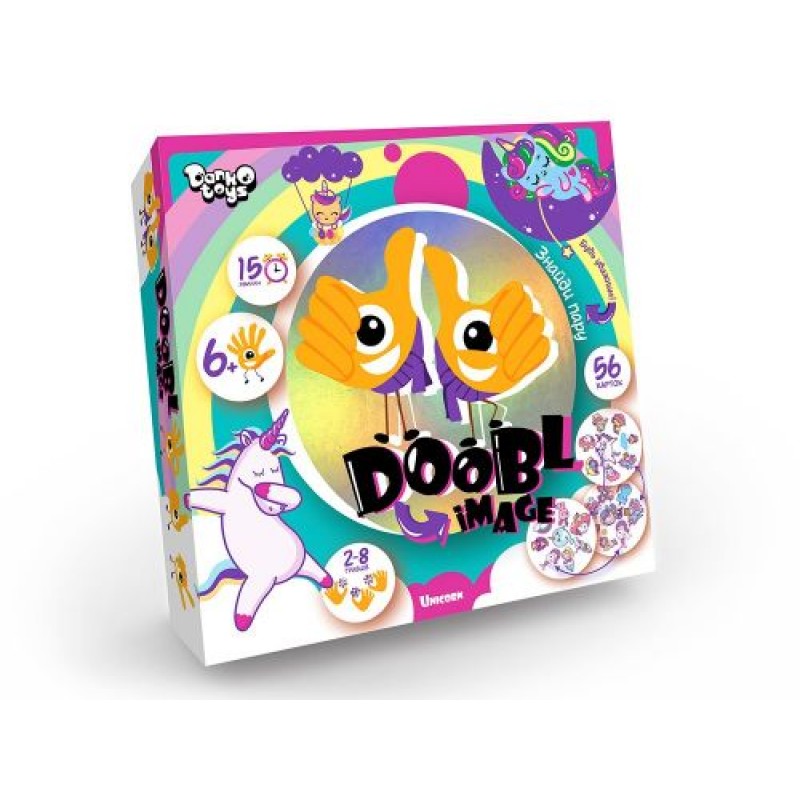 Настольная игра "Doobl image: Unicorn" укр DBI-01-04U
