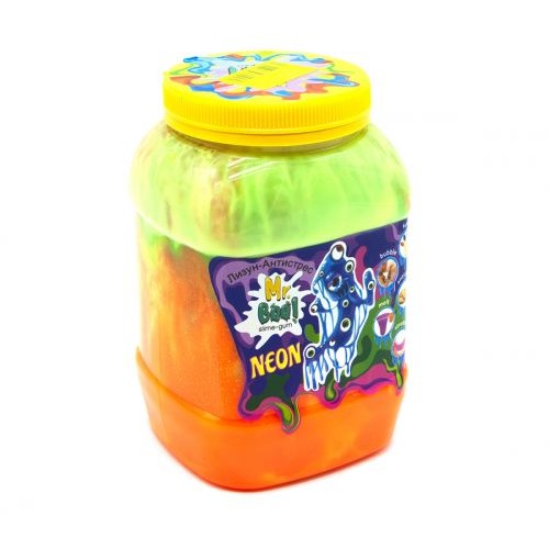 Лизун-антистресс "Mr. Boo: Neon", 1000 г (оранжевый+) 80051
