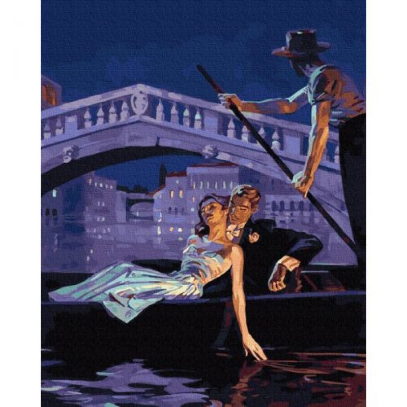 Картина по номерам "Вечер в Венеции" ★★★★ GX25256