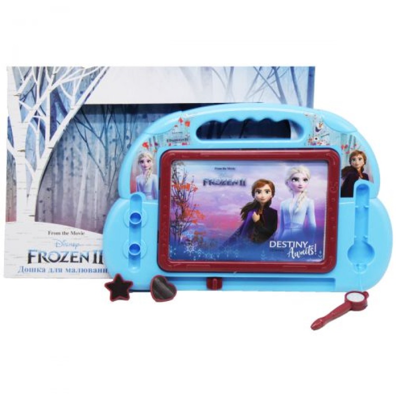 ЧП194483 [D-3408] Досточка магнитная Disney "Frozen" D-3408 (48шт/2) для рисования, цветная, в коробке – 38*3*28 см, р-р игрушки – 35.5*24*2.5 см