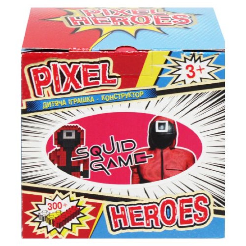Конструктор "Pixel Heroes: Squid Game Солдат", 395 дет. Пластик Різнобарв'я (197797)
