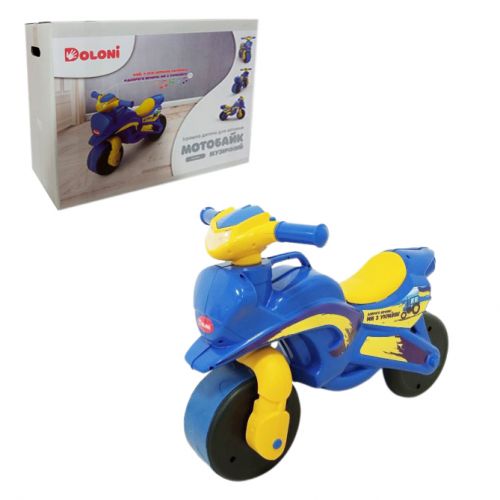 Мотоцикл музичний "Патріот" синьо-жовтий Пластик Жовто-блакитний (199931)