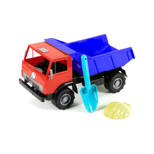 Вантажівка з пісочним набором (червоний+синій) (200148)