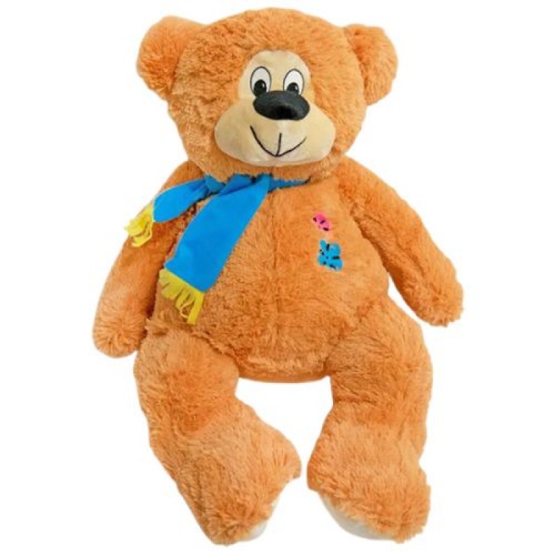 М'яка іграшка "Ведмедик клишоногий", коричневий (70 см) Текстиль Коричневий (200560)