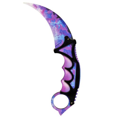 Сувенірний ніж "Керамбіт: Purple Camo" Дерево Фіолетовий (202193)