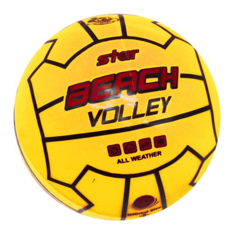 М'ячик "Пляжний волейбол", 21 см жовтий Гума Жовтий (203171)