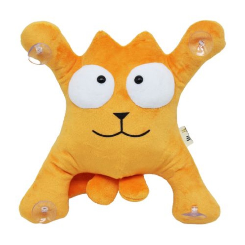 Іграшка на присосках "Кіт Саймон", помаранчевий Текстиль Помаранчевий (204563)
