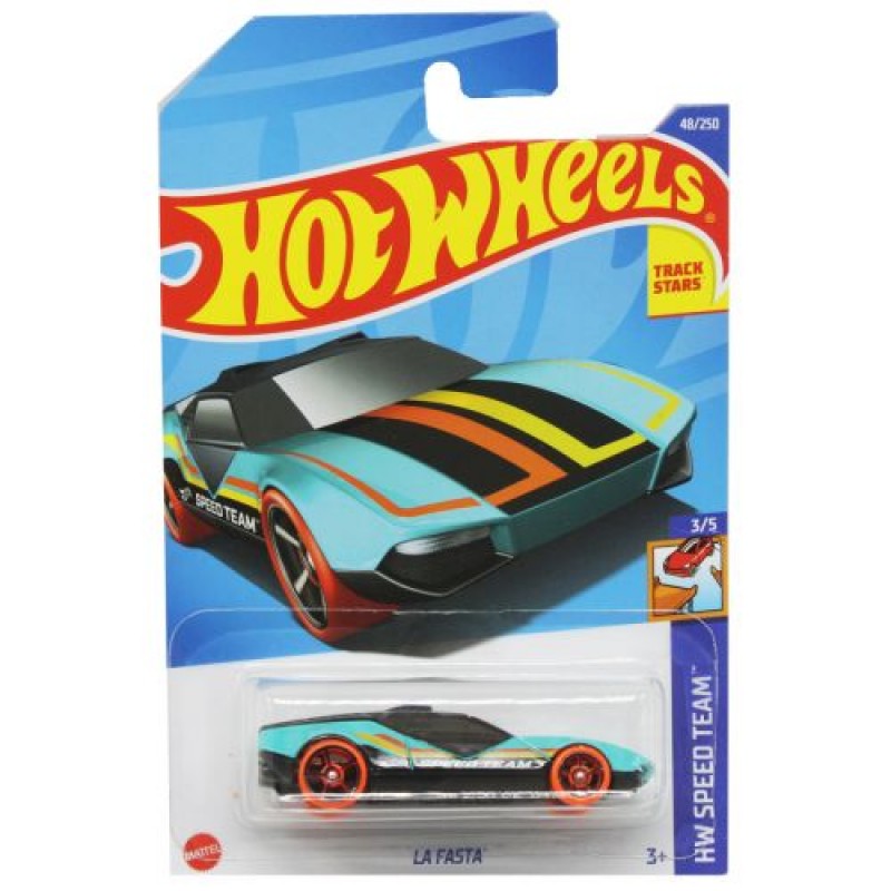 Машинка "Hot wheels: LA FASTA" (оригінал) Комбінований Бирюзовий (205695)