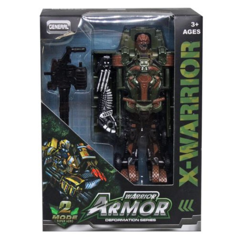 Трансформер "Warrior Armor", зелений Пластик Зелений (206861)