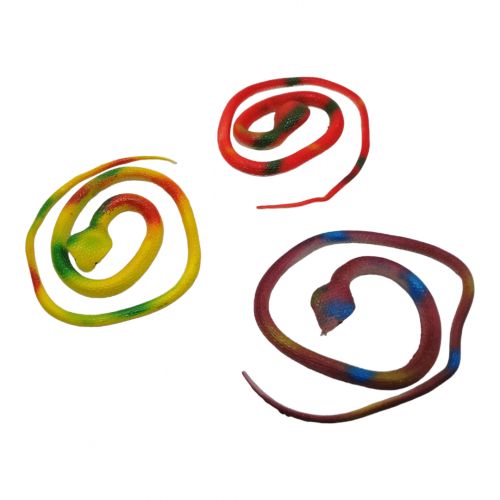 Силіконові змії Кобри мікс кольорів 90 см (210589)