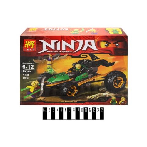 Уцінка. "Brick" "Ninja" (коробка) 79040 р.26,5х21х6,5 см. / 60 / - Не вистачає деталей (212248)