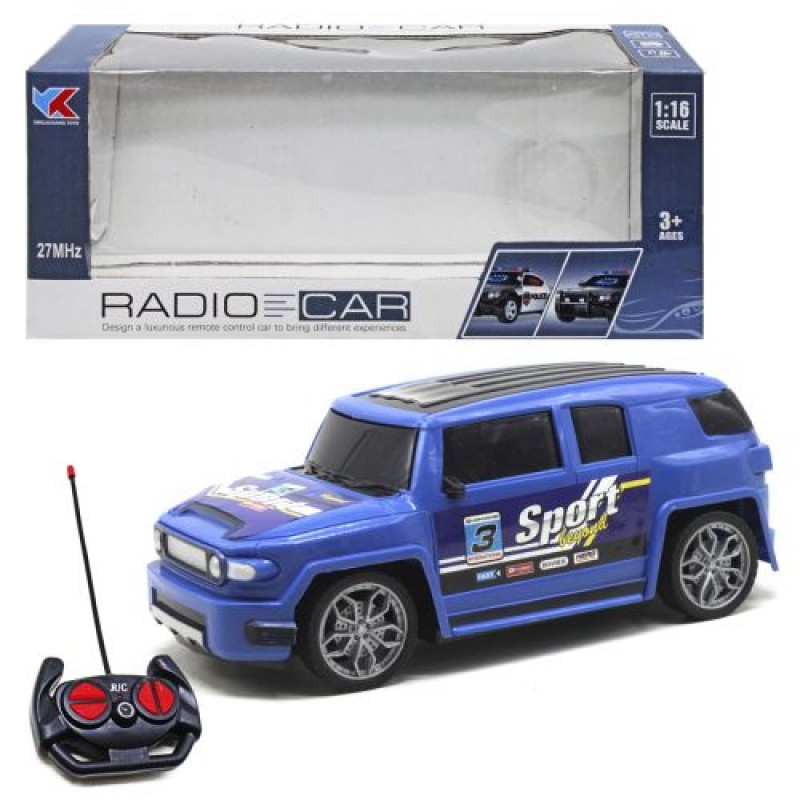 Машинка на радиоуправлении "Sport", синя (213278)
