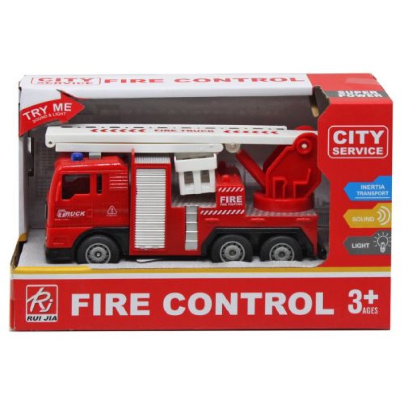 Пожежна машина "Fire control" (вид 2) Пластик Червоний (213457)