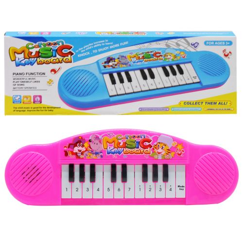 Дитяче піаніно "Cartoon Music", 20 клавіш Пластик Різнобарв'я (215663)